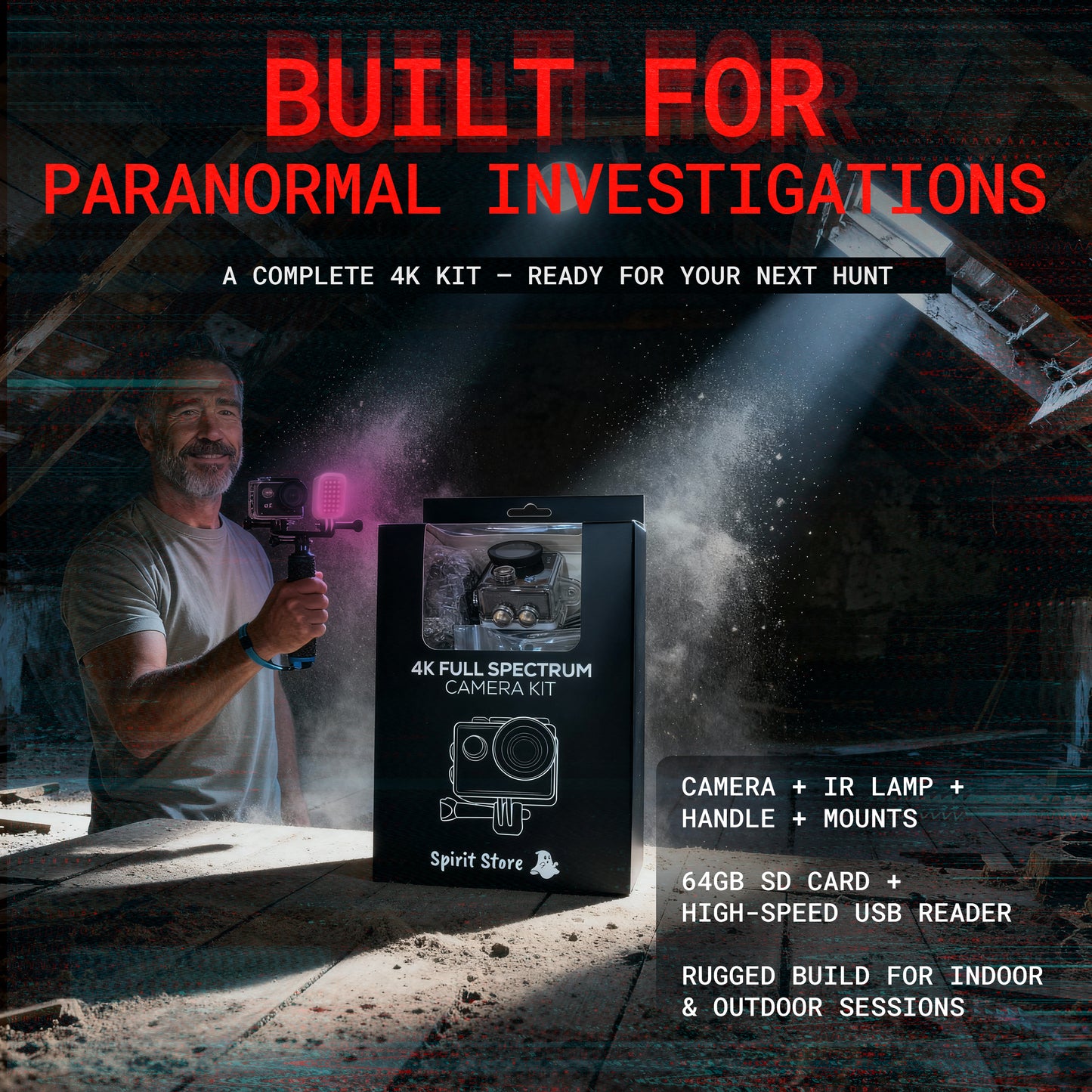 Full Spectrum Infrarood Nightvision Camera 4K