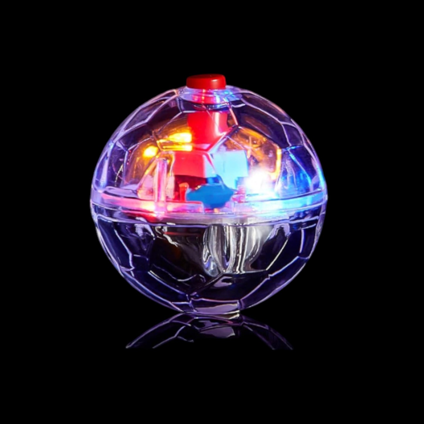 lichtgevende motion trigger ball met zwarte achtergrond