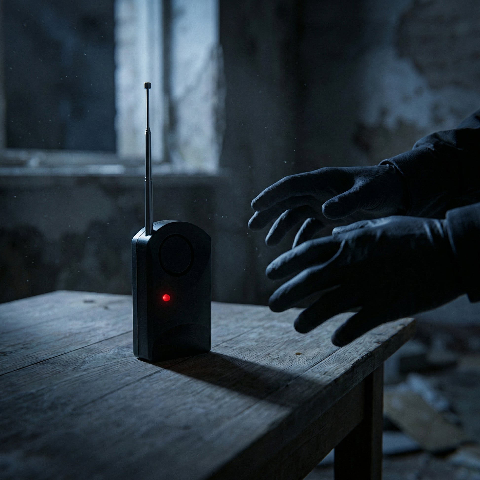 Rem Pod on table in the dark