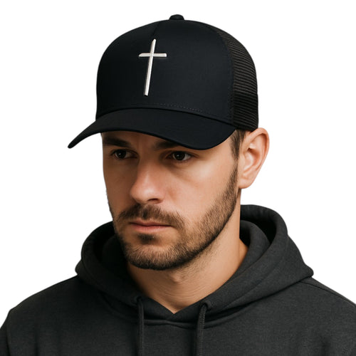 White Cross Cap