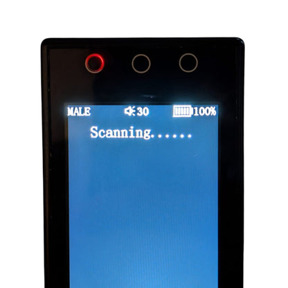 Phantom Chat Ovilus device displaying menu options for ghost hunting, featuring "Start Session," "Log," and "Voice Selection" on screen.